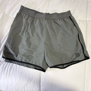YoungLA Gray/Olive Performance Shorts